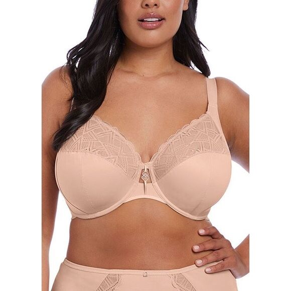 Elomi Nude Lydia Plunge Bra Size 40H - Picture 1 of 11